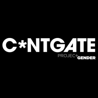 C*ntgate Women's Tee [White Logo] Design