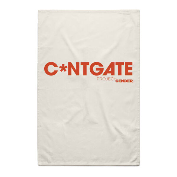 White C*ntgate Teatowel Thumbnail