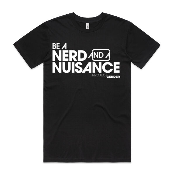 Nerd & Nuisance Men's Tee [White Logo] Thumbnail