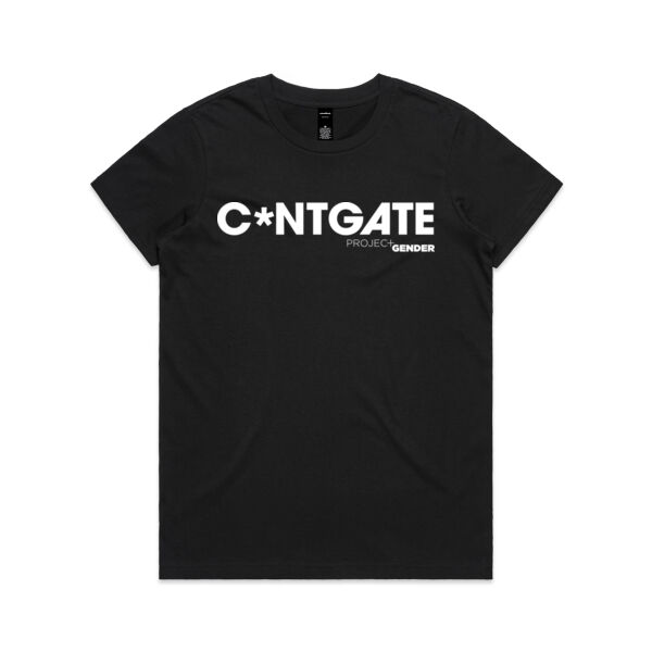C*ntgate Women's Tee [White Logo] Thumbnail